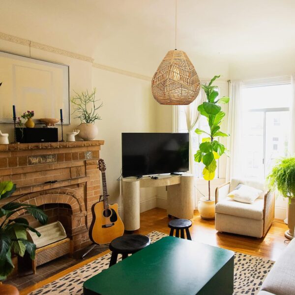Rope ratten pendant lamp - Image 3