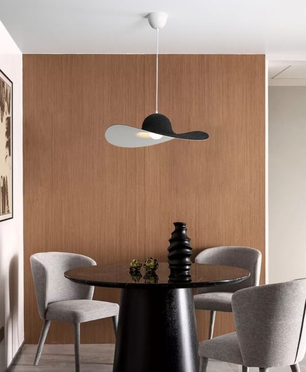 Felt Sun Hat Pendant Lamp - Image 3