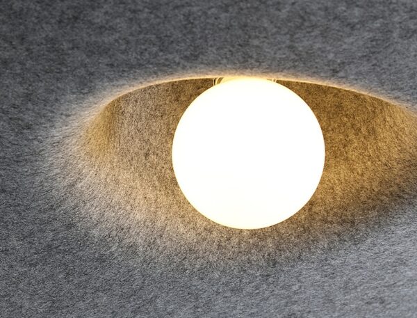 Felt Sun Hat Pendant Lamp - Image 7